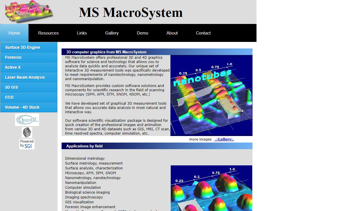 3D Surface Visualization Software from MS MacroSystem
