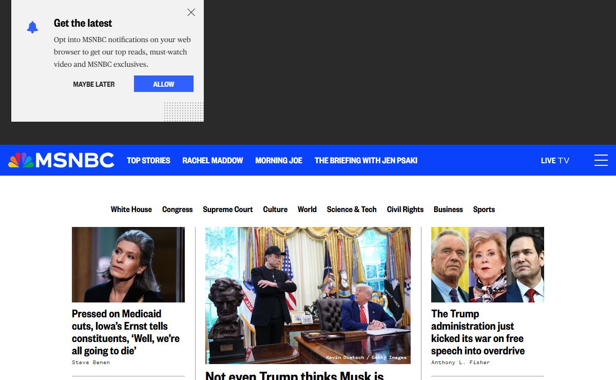 MSNBC News - Breaking News and News Today | Latest News
