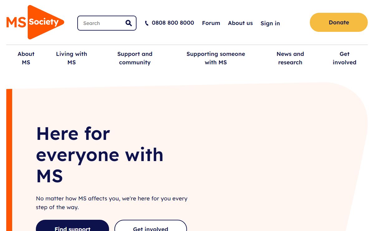 Here for everyone with MS | MS Society