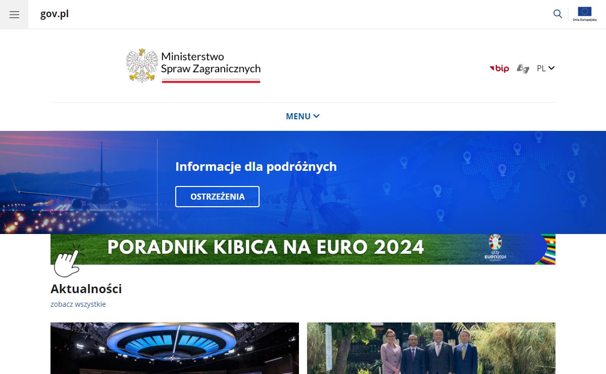 Ministerstwo Spraw Zagranicznych - Portal Gov.pl