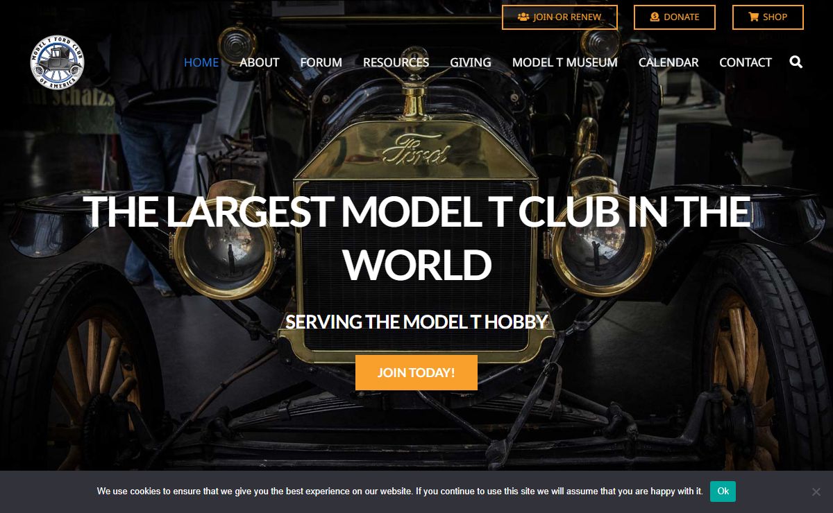 Model T Ford Club of America - Largest Model T Club in the World