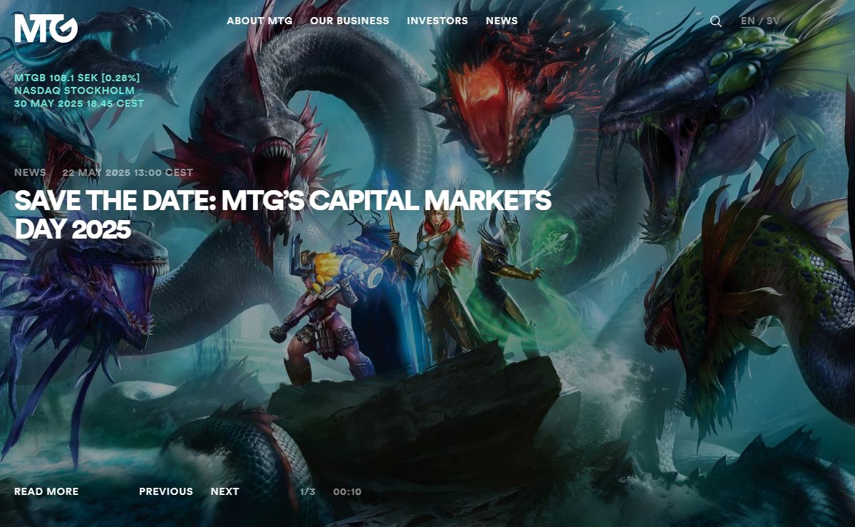 Modern Times Group - Shaping the future of entertainment : MTG