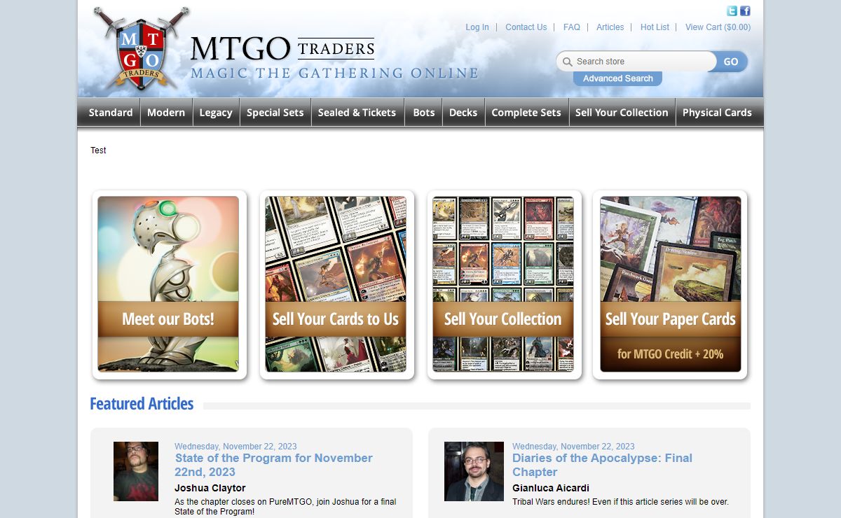 MTGO Traders Magic the Gathering Online Shop MTGO store