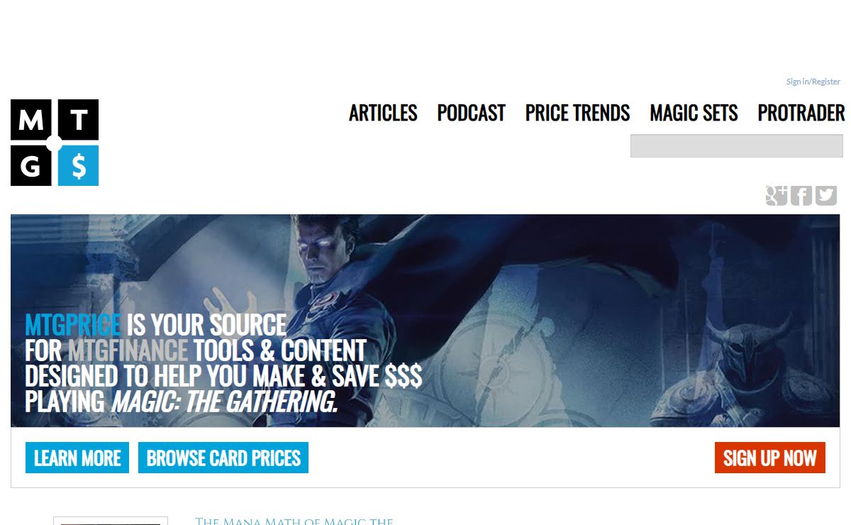 MTGPrice.com - Magic: the Gathering value and price guide for Ebay, Amazon and hobby stores!