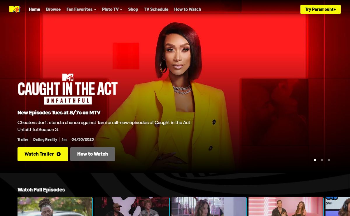 MTV | Homepage - Shows & Schedules
