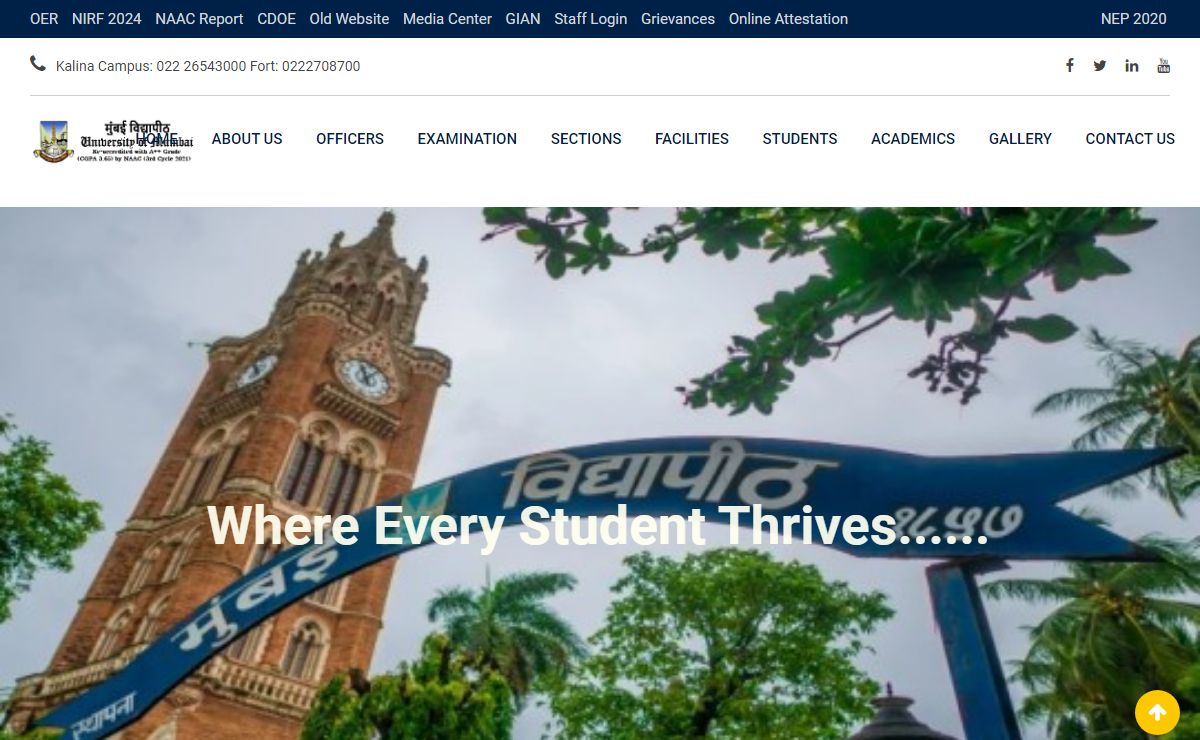 University of Mumbai – English