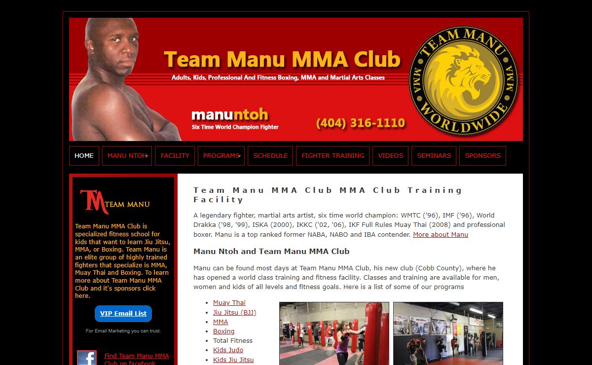 Manu Ntoh - Muay thai kickboxing, Boxing part of Madhouse Training and Martial Arts in Atlanta, Georgia
