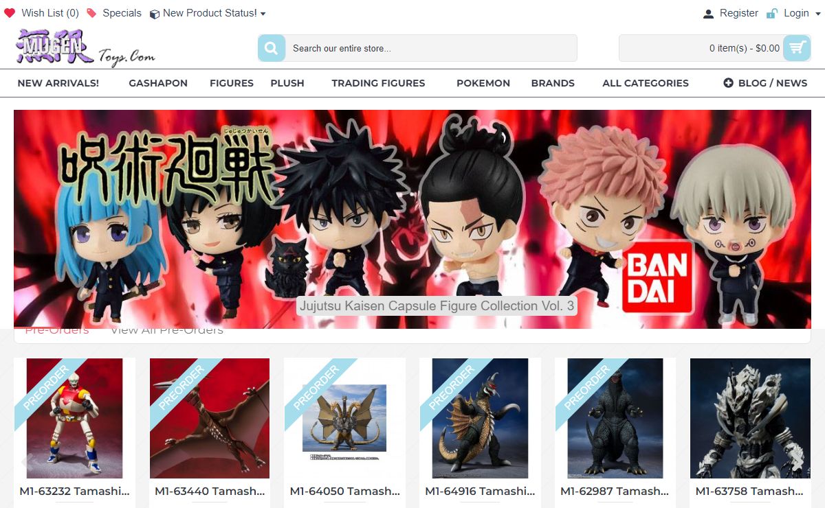 Mugentoys.com: Premier Importer of Licensed Japanese Toys and Collectibles