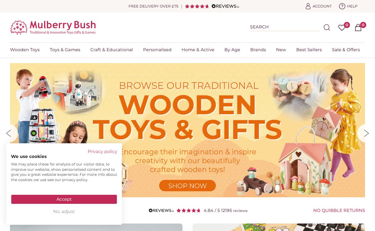 Mulberry Bush | Traditional Wooden Toy Shop for Children | Mulberry Bush
