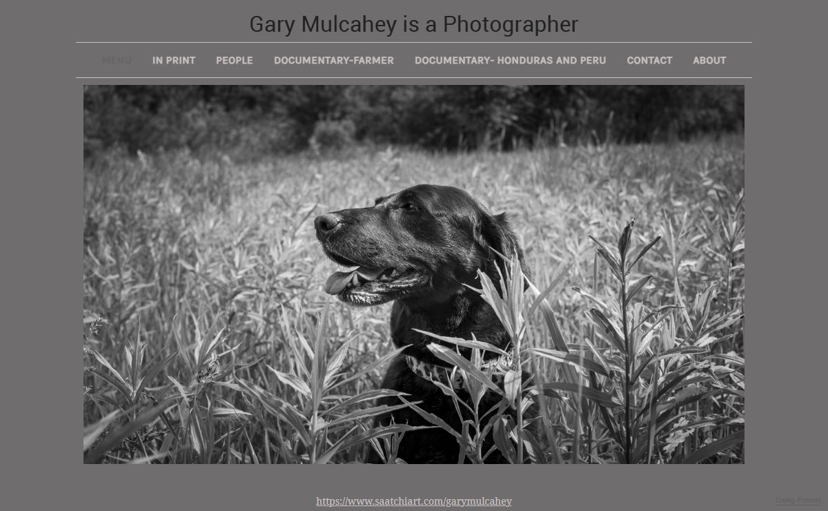 Menu - Gary Mulcahey's Portfolio