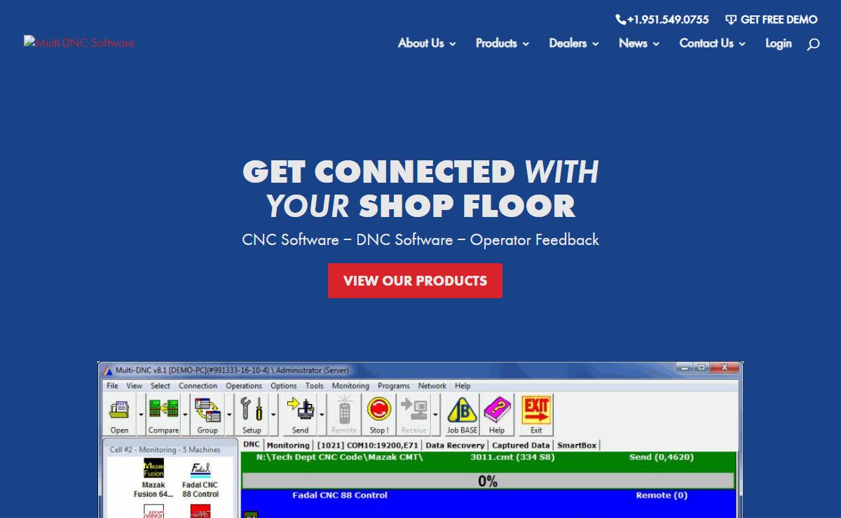 DNC Software, Multi-DNC | CNC Editor Software