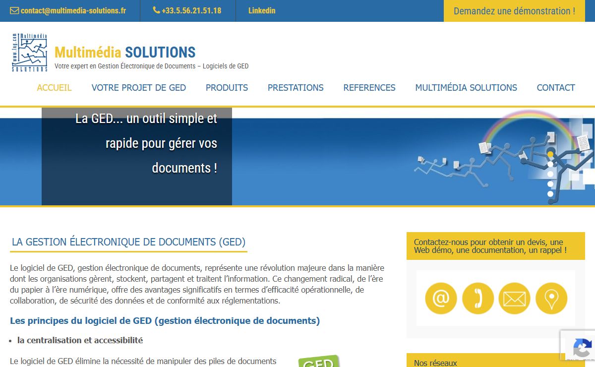 Logiciel de GED - gestion électronique de documents
