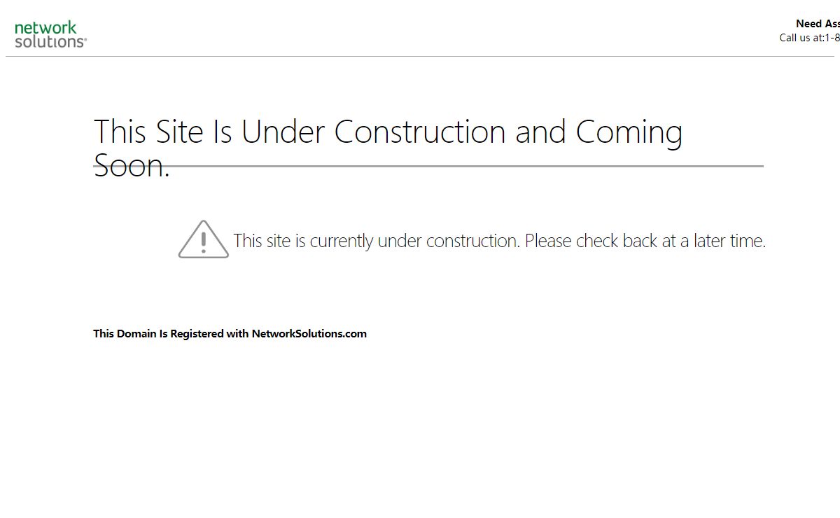 Web Page Under Construction