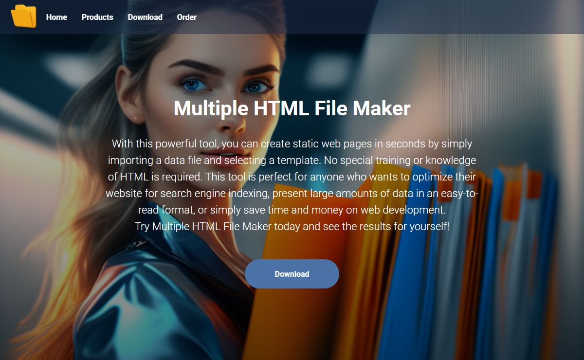 Multiple HTML File Maker
