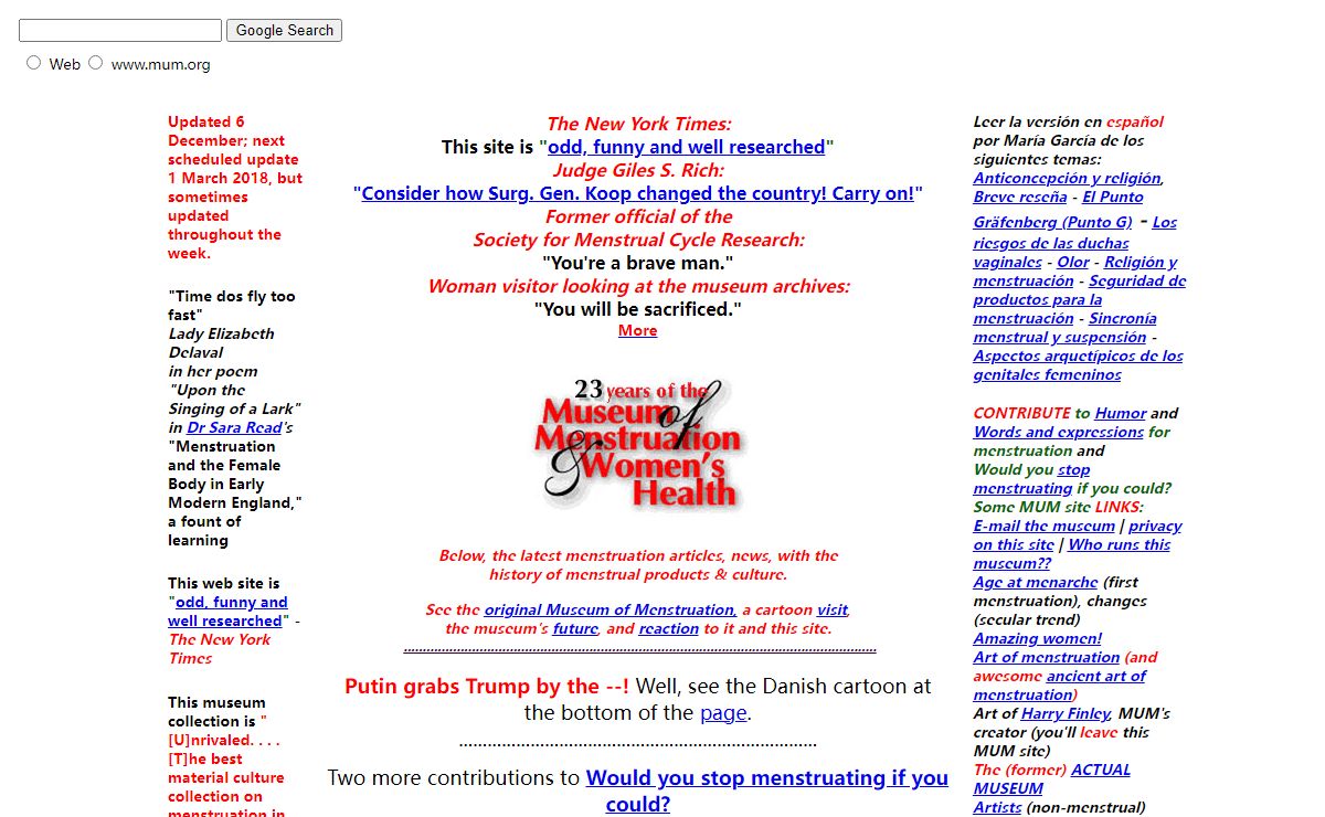 Museum of Menstruation and Women's Health