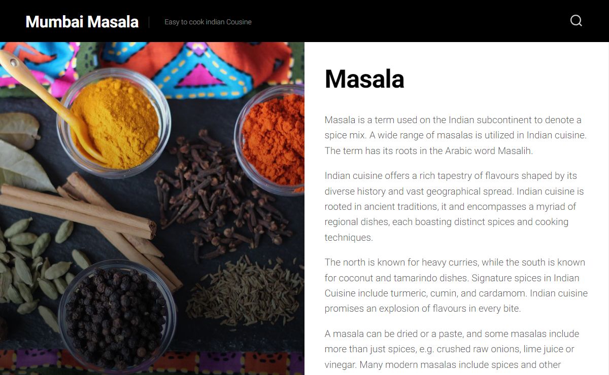 Masala - Mumbai Masala
