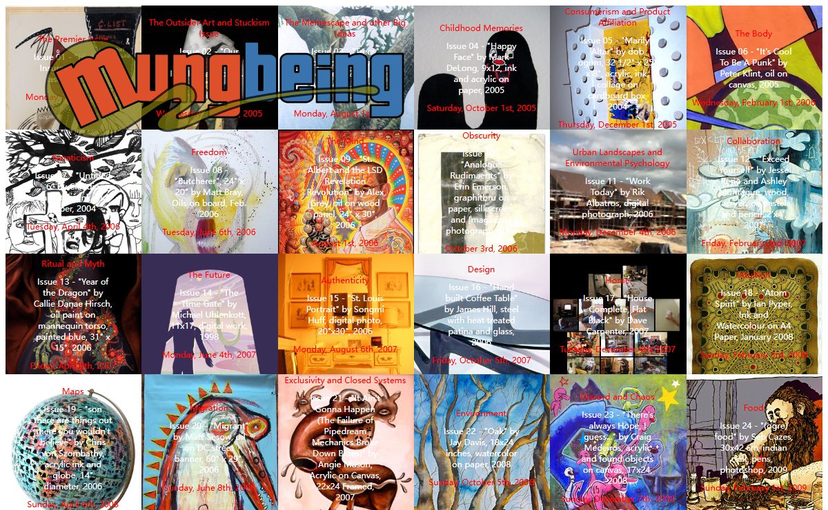 MungBeing Magazine - 2005-2015