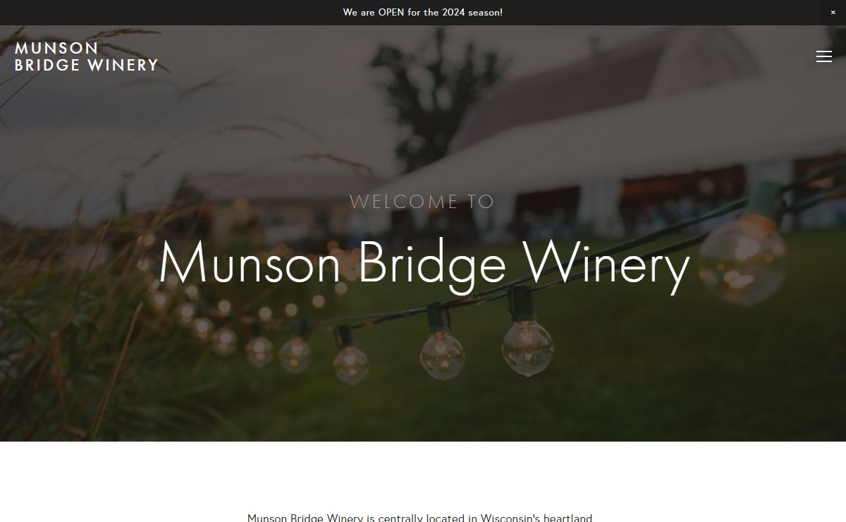 Munson Bridge Winery