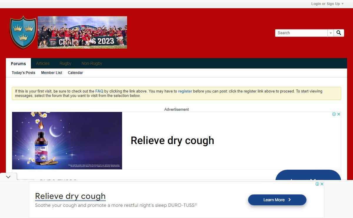 Forums - Munster Rugby Supporters - Munsterfans