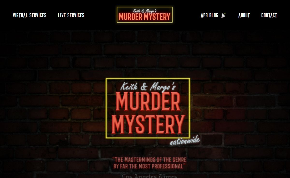 Keith & Margo's Murder Mystery | Murder Mystery Company