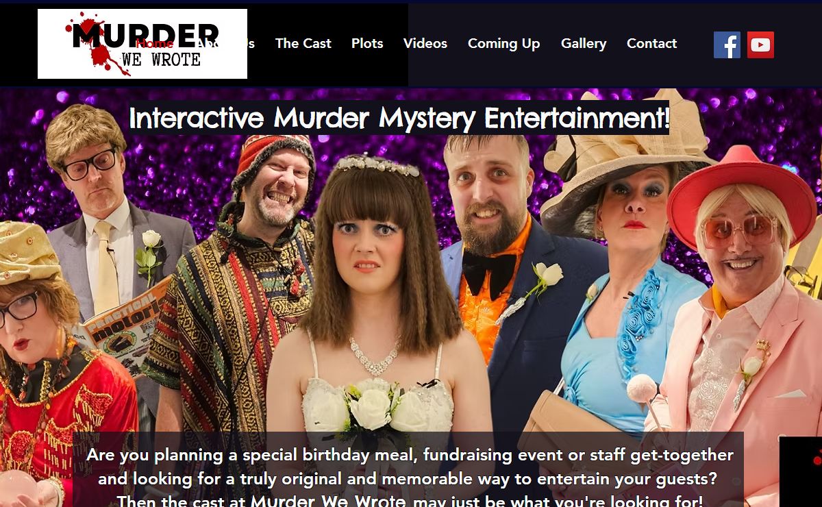 Murder Mystery North Devon Murder We Wrote | Event Company | Atlantic Coast Theatre North Devon District, UK