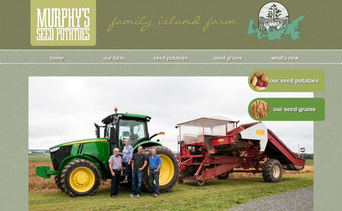 Murphy's Seed Potatoes | Producers of quality PEI potato & grain seeds | PEI