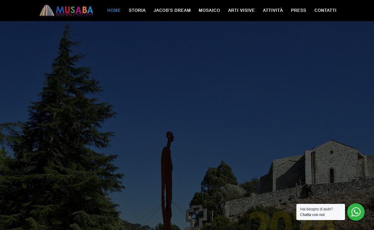 MUSABA Fondazione Spatari/Maas | Calabria - Italia | Il MuSaBa, creato dagli artisti Nik Spatari e Hiske Maas, è un parco d'arte con numerose opere monumentali e architettoniche sito in Calabria, Italia.