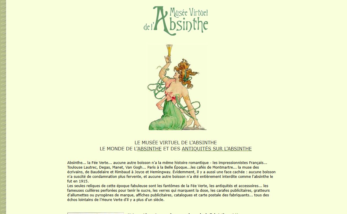 Le Musee Virtuel de l'Absinthe