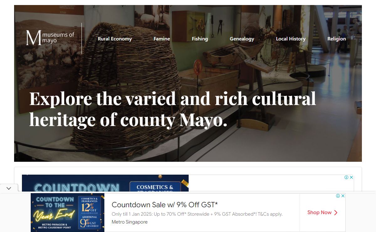 Museums of Mayo Network, County Mayo, Ireland · museumsofmayo.com
