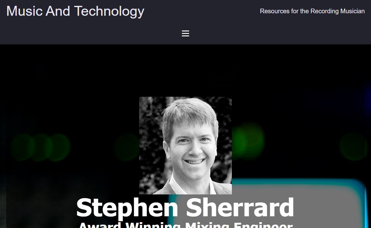 Music And Technology - Resources for the Recording Musician