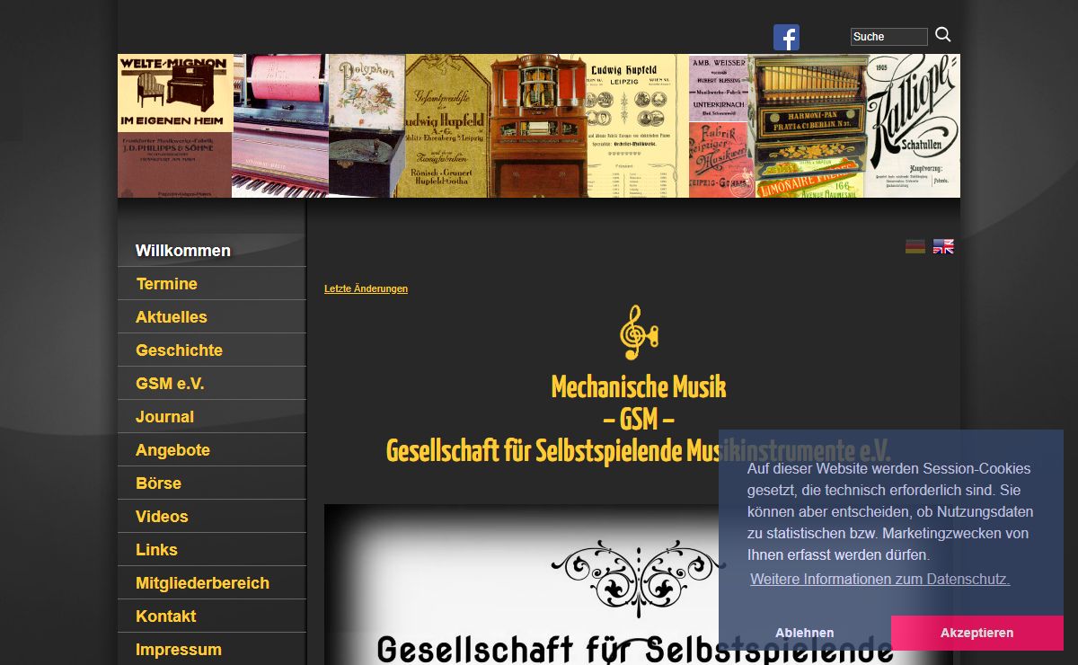 GSM - Gesellschaft für Selbstspielende Musikinstrumente e.V. - Willkommen