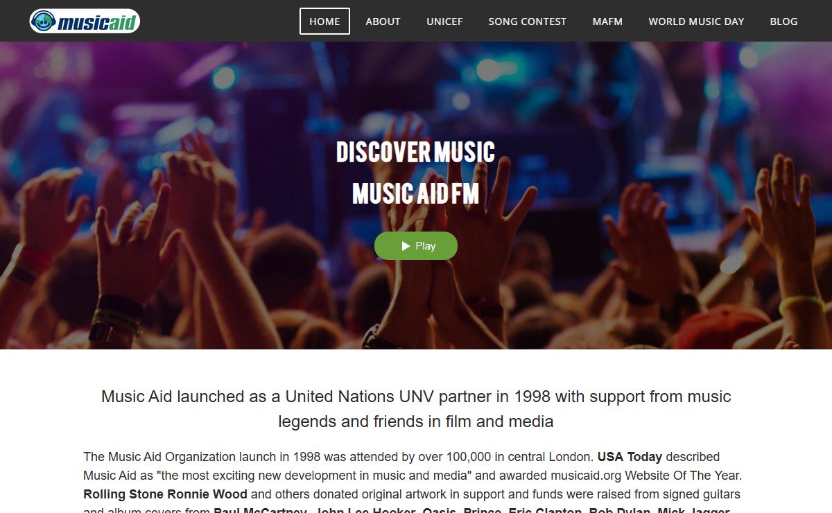 Music Aid - Music Aid International