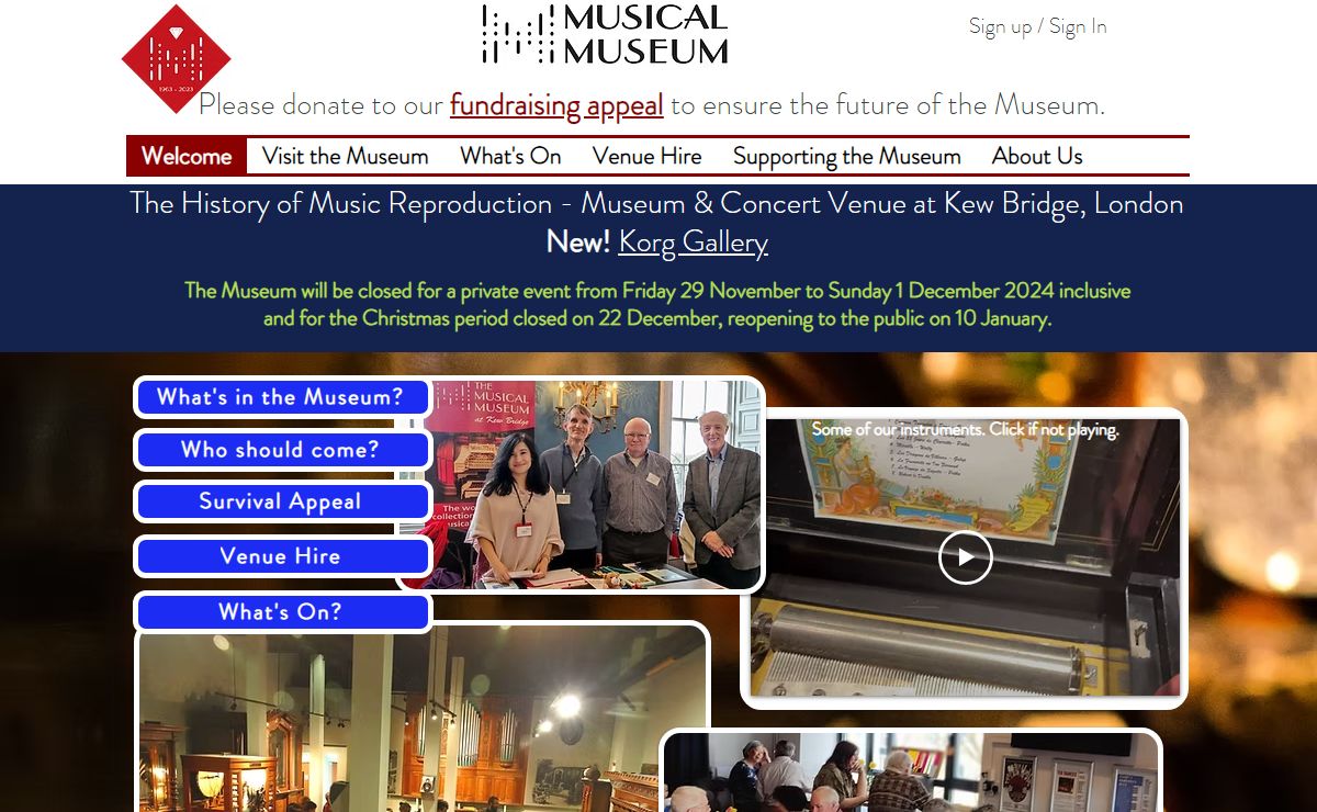 The Musical Museum Brentford England