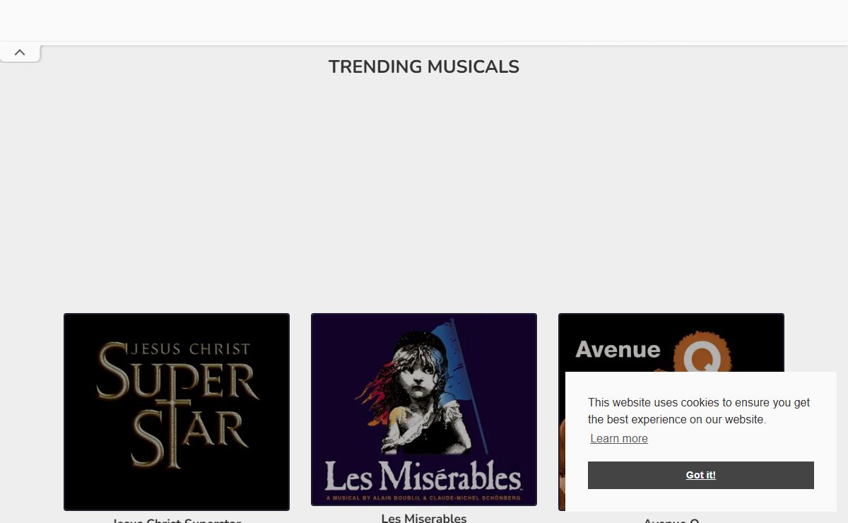 Musicals & Lyrics - Lyrics For The West End Musicals