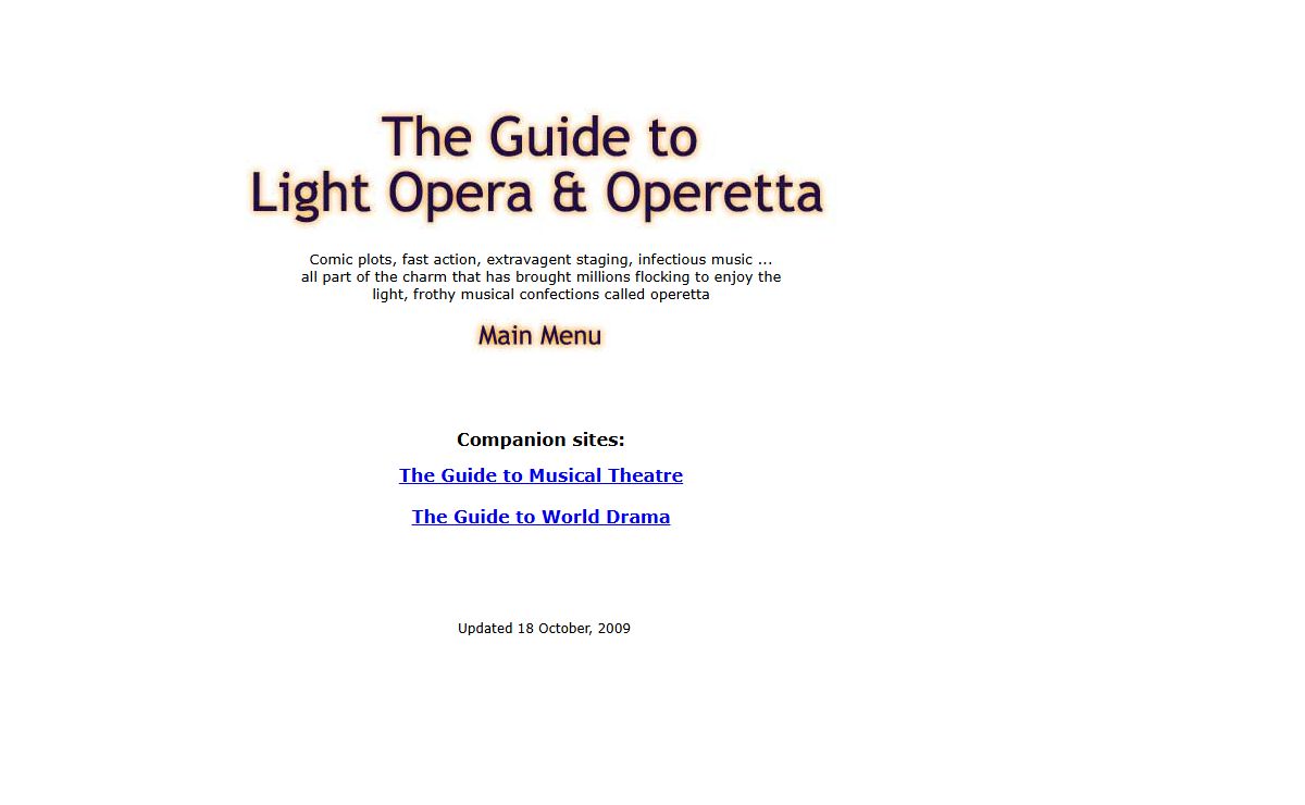 The Guide to Light Opera and Operetta
