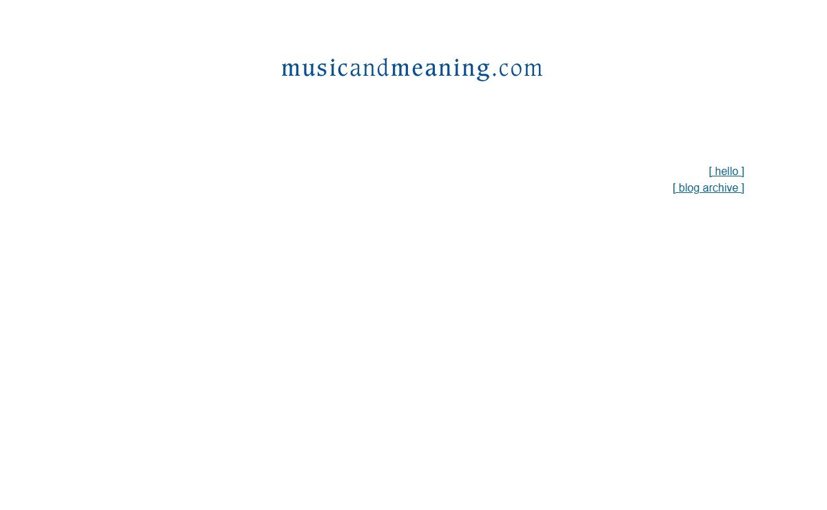 musicandmeaning.com