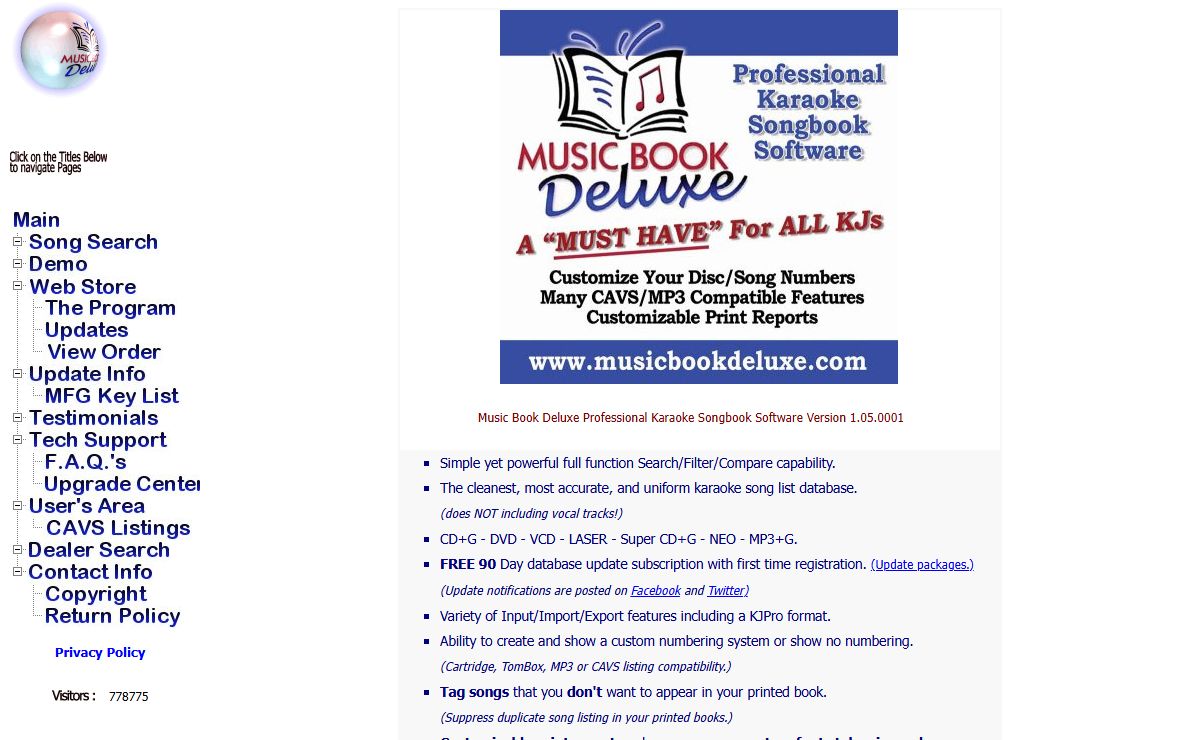 Karaoke Music Book Deluxe © Karaoke Song Book Software