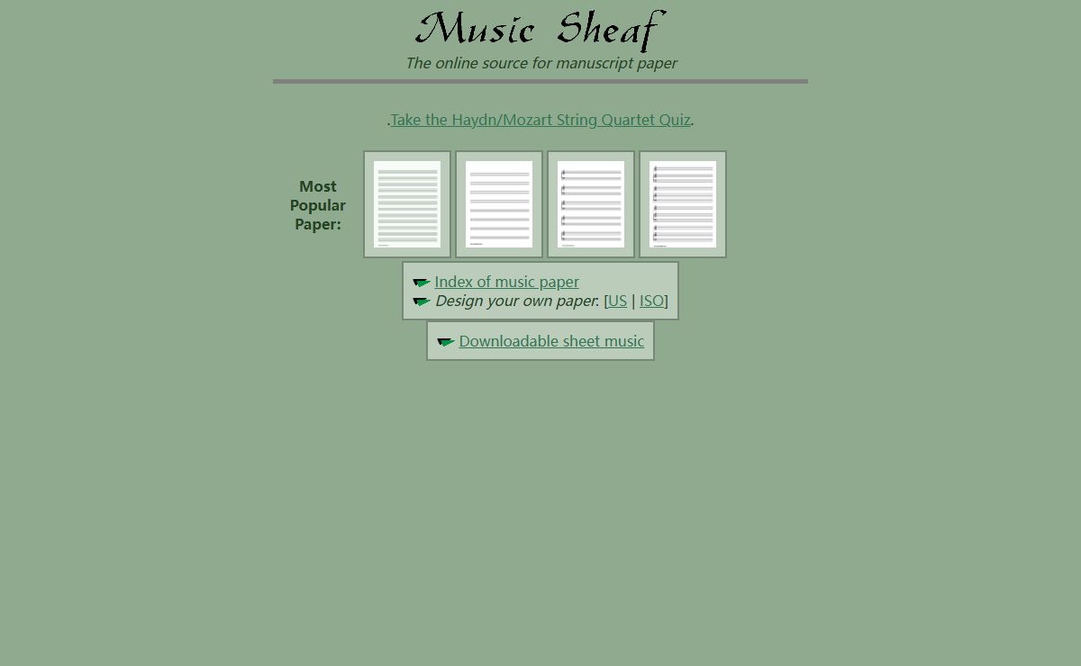 MusicSheaf.com