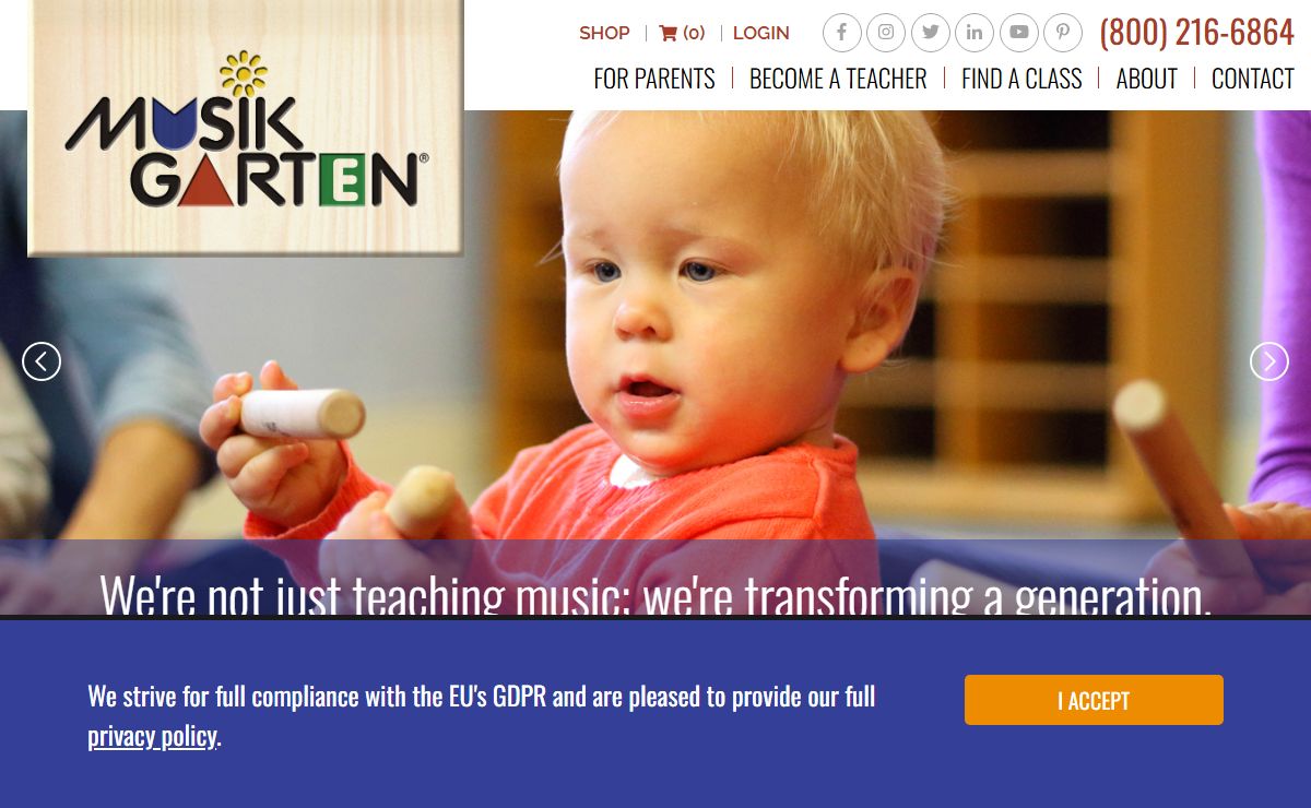 Early childhood music and movement education - Musikgarten