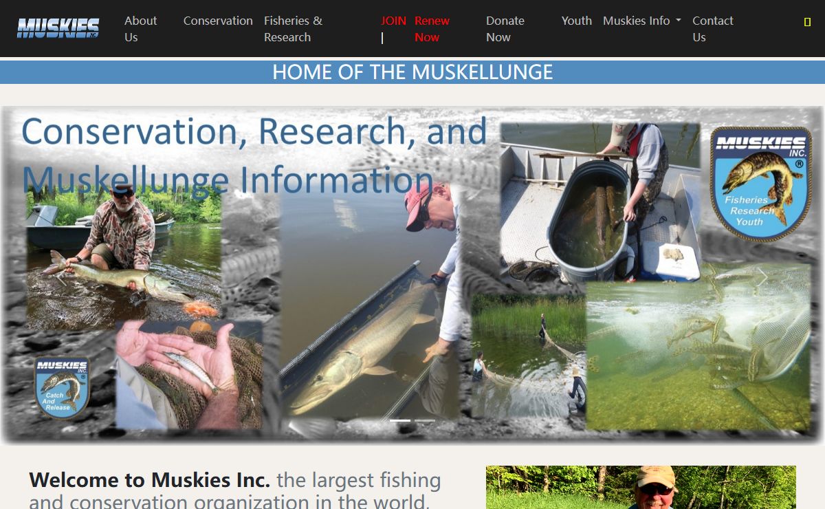 Muskies, Inc. Home Page