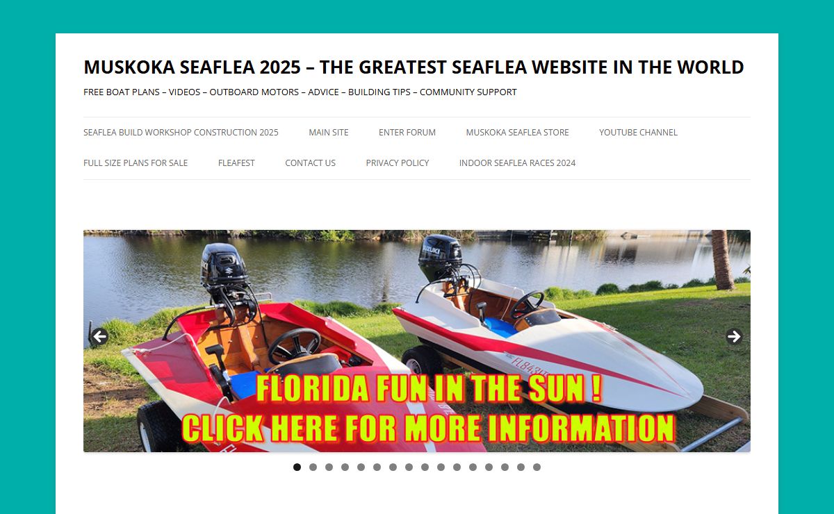 MUSKOKA SEAFLEA 2025 – THE GREATEST SEAFLEA WEBSITE IN THE WORLD | FREE BOAT PLANS – VIDEOS – OUTBOARD MOTORS – ADVICE – BUILDING TIPS – COMMUNITY SUPPORT
