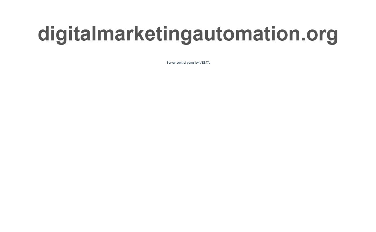 digitalmarketingautomation.org — Coming Soon