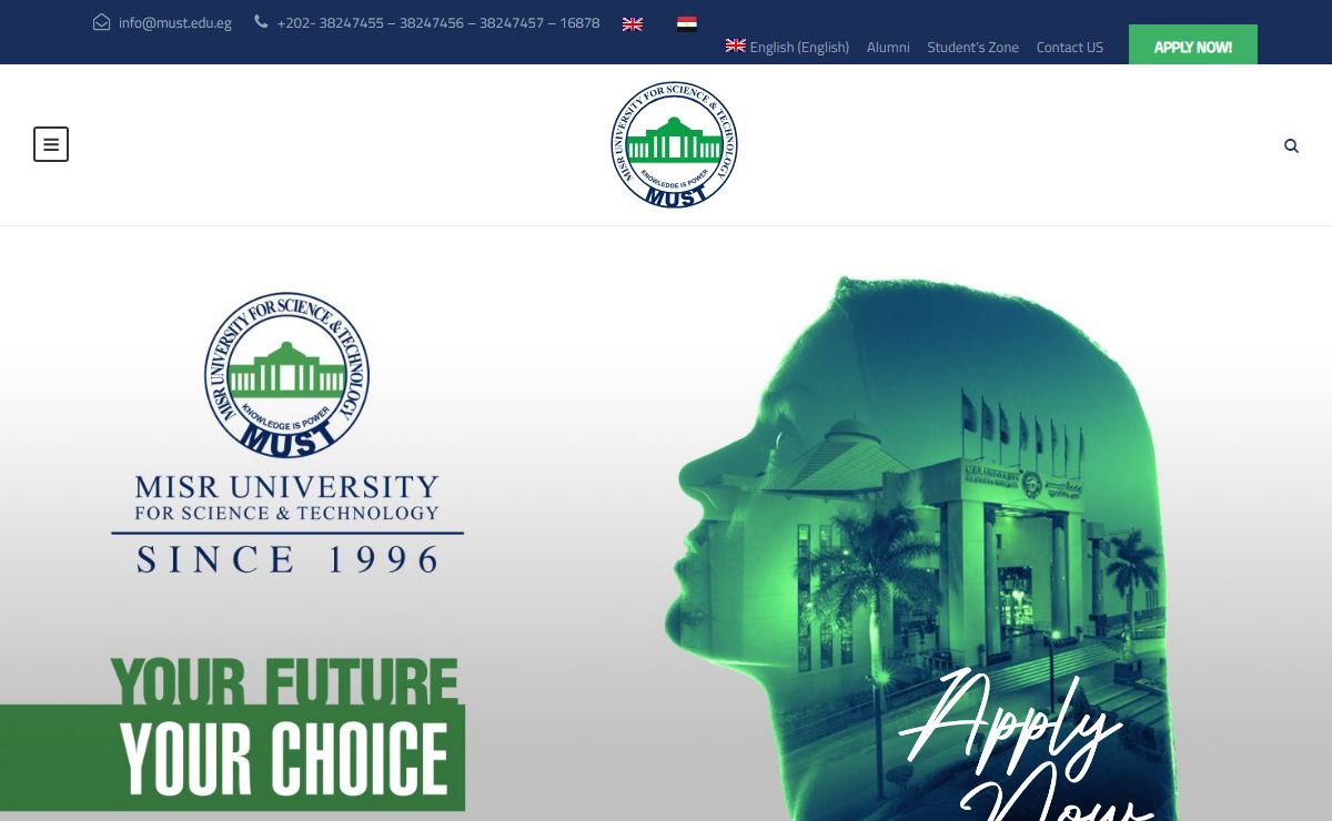 Misr University for Science and Technology - A Leading University in Egypt.