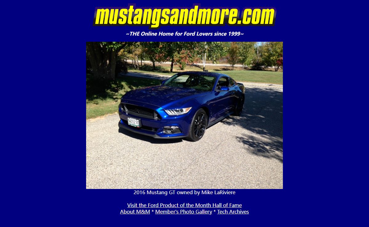 Mustangsandmore.com - The Online home for Ford lovers