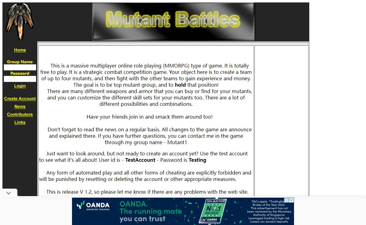 Mutant Battles Online Combat Game