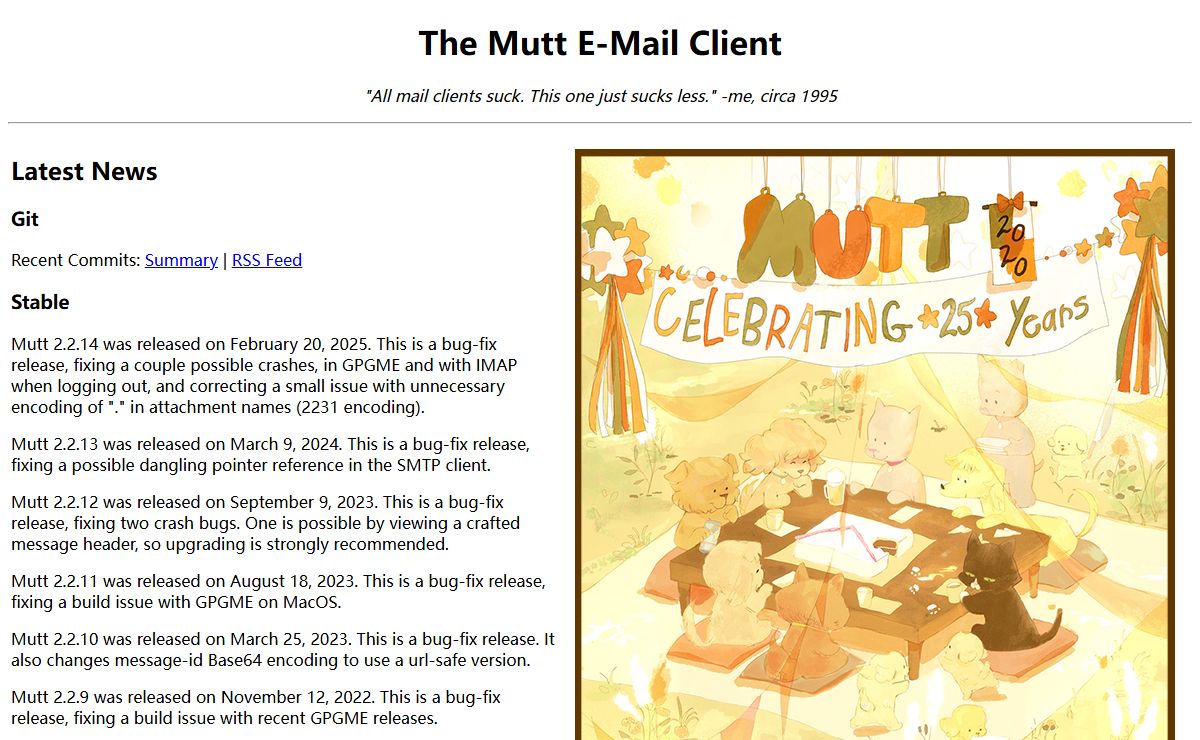 The Mutt E-Mail Client