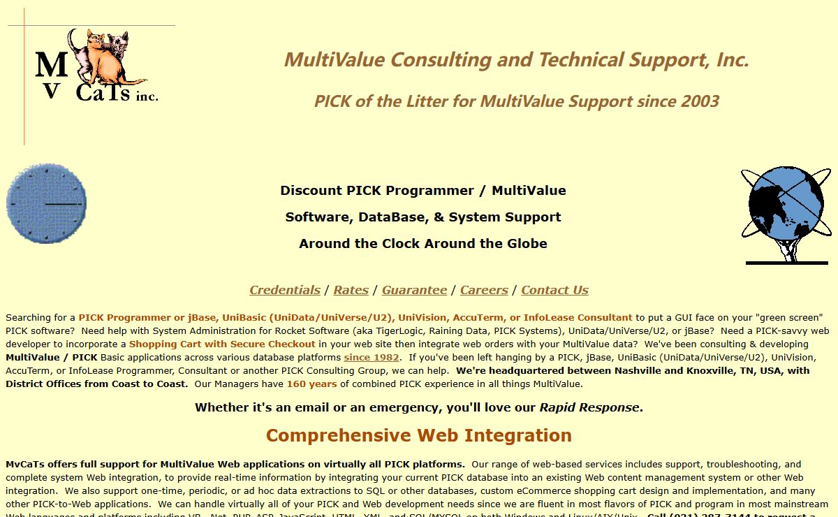 Pick Programmer: MultiValue Consulting and Technical Support, Inc.