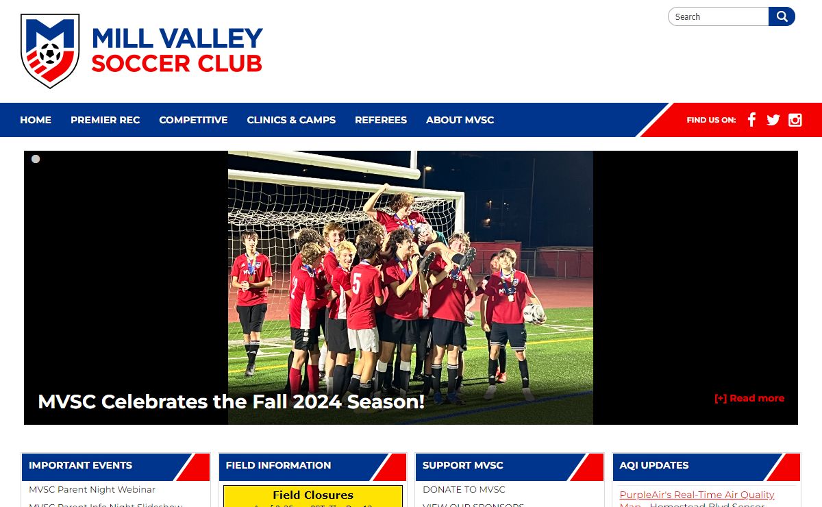 Mill Valley Soccer Club | Home
