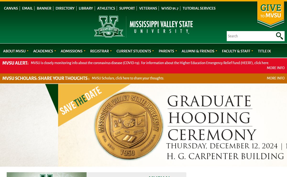 Mississippi Valley State University - Itta Bena, MS