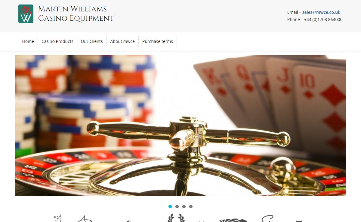 Martin Williams Casino Equipment, UK & Worldwide Casino Supplier
